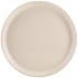 GenWare Kava White Stoneware Ribbed Plate 20cm/8" (Pack of 6)