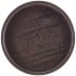 Terra Porcelain Black Fluted Presentation Plate 26cm/10" (Pack of 6)