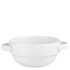 WHVH141 Churchill White Handled Stacking Bowl 37.7cl 5.5x11.5cm