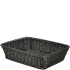Polywicker Display Basket Black 36.5 x 29 x 9cm