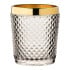 Dante Double Old Fashioned Glass Gold 340ml/12oz (Pack of 6)