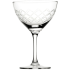 Raffles Diamond Crystal Martini Glasses 190ml/6.5oz (Pack of 6)