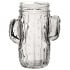 Cactus Cocktail Drinking Jar 410ml/14.5oz (Pack of 6)