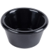 Melamine Smooth Ramekin Black 1.5oz 45ml (Pack  of 12)
