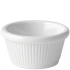 Melamine Fluted Ramekin White 90ml/3oz (Pack of 12)