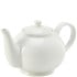 GenWare Porcelain White Teapot 450ml/15.75oz (Pack of 6)