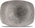 RKBQOBL31 Raku Quartz Black Chefs' Oblong Plate No. 7 26.1x20.2cm