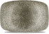 Studio Prints Raku Quartz Black Oblong Plate 30 x 19.9cm