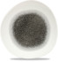 Studio Prints Raku Quartz Black Round Trace Plate 11.25"