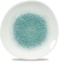 Studio Prints Raku Jade Green Organic Round Plate 21cm