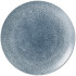 Churchill Studio Prints Raku Topaz Blue Coupe Plate 28.8cm/11.31" (Pack of 12)