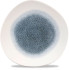 Studio Prints Raku Topaz Blue Organic Round Plate 26.4cm