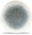 Studio Prints Raku Topaz Blue Round Trace Plate 7.25"
