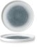 Studio Prints Raku Topaz Blue Walled Plate 10.25 Inch