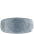 Churchill Studio Prints Raku Topaz Blue Chefs Oblong Plate 15.3 x 29.8cm/6 x 11.69" (Pack of 12)
