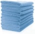 Antibacterial Microfibre Cloths 37cm Blue (Pack of 10)