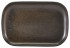 Terra Porcelain Black Rectangular Plate 29 x 19.5cm x 6