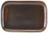 Terra Porcelain Rustic Copper Rect. Plate 34.5x23.5cm x 6