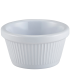 Melamine Ramekin Fluted White 60ml/2oz (Pack of 24)