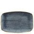 Churchill Stonecast Blueberry Oblong Chefs Plate 12 x 7.8"