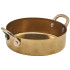 GenWare Gold Vintage Steel Mini Casserole Dish 12.25 x 3.5cm (Pack of 6)