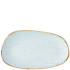 Churchill Stonecast Duck Egg Opal Organic Oblong Platter 26 x 15cm (Pack of 12)