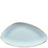 Churchill Stonecast Duck Egg Triangle Chefs Plate 13.75"x7.37"