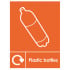 Plastic Bottles Recycling Label Vinyl 150 x 200mm