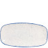 Churchill SHBIXO111 Stonecast Hints Indigo Chefs' Oblong Plate 29.8x15.3cm