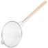 Stainless Steel Double Mesh Reinforced Fine Strainer With Wooden Handle 35cm 14"