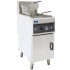Hurricane Commercial Electric Fryer Free Standing Single Tank 28 Litre
