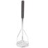 Stainless Steel Round Chrome Plated Potato Masher With Soft Grip 18" 45cm