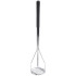 Stainless Steel Round Chrome Plated Potato Masher With Soft Grip 24" 60cm