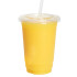 Flat Lid Smoothie Milkshake Cups With Lids 16oz (Pack of 1000)