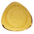 "Churchill Stonecast Mustard Yellow Lotus Plate 19.2cm/7.5" (Pack of 12)"