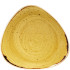 Churchill Stonecast Mustard Yellow Lotus Plate 22.9cm/9" (Pack of 12)