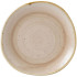 Stonecast Nutmeg Cream Organic Round Plate 21cm