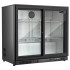 Sterling Back Bar Bottle Cooler Beer Fridge Double Sliding Door 225 Litre
