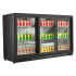 Sterling Pro SP3HC-BS Sliding Triple Door Bottle Cooler 338L