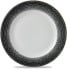 Churchill Studio Prints Homespun Charcoal Black Coupe Plate 26cm/10.19" (Pack of 12)