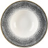 Churchill Studio Prints Homespun Charcoal Black Wide Rim Bowl 28cm/11" 468ml/10oz (Pack of 12)