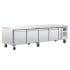 Polar U-Series Low Height Chef Base Commercial Fridge Four Door 262 Litre