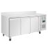 Polar Counter 3 Door Freezer with Upstand 417 Litre