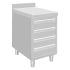 Vogue Stainless Steel 4 Drawer Workstation 500mm