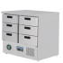 Polar G-Series Counter Fridge with 6 Drawers 240 Litre
