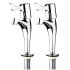 Vogue Basin Pillar Lever Taps (Pack of 2)