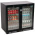 Polar Back Bar Bottle Cooler Beer Fridge Double Door Hinged 198 Litre