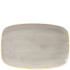 Churchill SPGSOBL41 Stonecast Grey Oblong Chefs Plate 12x7.8"
