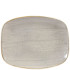 Churchill SPGSOBL31 Stonecast Grey Chefs Oblong Plate 10.3"X8"