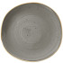 Churchill SPGSOG101 Stonecast Grey Organic Round Plate 26.4cm